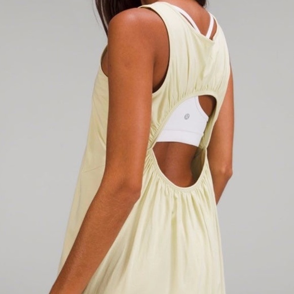 Brand New Lululemon Women's Pima Cotton Open-Back Dress - Picture 11 of 15